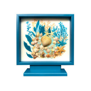 Ocean Leaves and Shells (8x9)